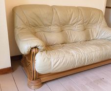 leather sofa