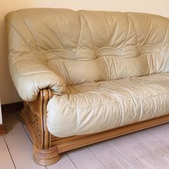 leather sofa