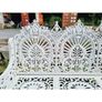 Bench Cast Iron Crown Large White CH R 714 W Image 2