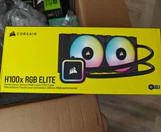 Corsair 240mm H100x RGB Elite Intel/AMD CPU Liquid Cooler Black