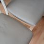 2 x Dining chairs EZ Living dining chairs Bentley Designs Montreux leather seat 20e each Image 4