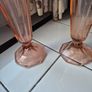 Pair of Art Deco Vintage 1930s Tulip vases Image 7