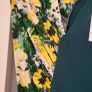 ZARA Collection green floral asymmetrical midi Sz M-L - Bnwt Rrp 79.99 Image 5