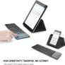Foldable Bluetooth Keyboard, Pocket Size Portable Mini BT Wireless Keyboard with Touchpad for Android, Windows, PC, Tablet, with Rechargeable Li-ion Battery Image 5