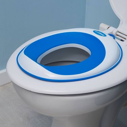 Baby Bjorn Potty Chair Blue/White + FREE Toilet Seat + Bambino Mio Potty Training Pants