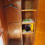 Matching Pair of Original Art Deco Walnut Wardrobes 1930s Image 8