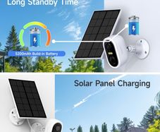 Laxihub Solar Camera Security/Nature