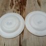 Arklow pottery, Famel Rose , Pair saucers for eggcups Image 6