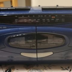 Bush SRC265 Stereo Radio Tape Recorder, working good.
