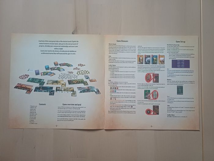 7 Wonders Card Drafting Family Board Game 1st Edition & Expansion 2010