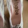 Le Babe Shoes - Peep Toe - Suede Size 5 Image 3