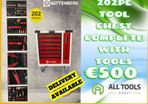 Huttenburg Volcanic Red Tool Chest