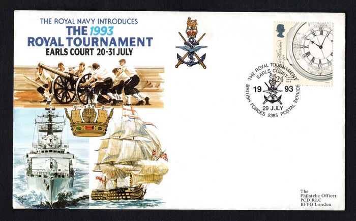 1993 Great Britain Commemorative Cover celebrating The Royal Navy Introduces the 1993 British Forces Royal Tournament Earls Court 20-31 July