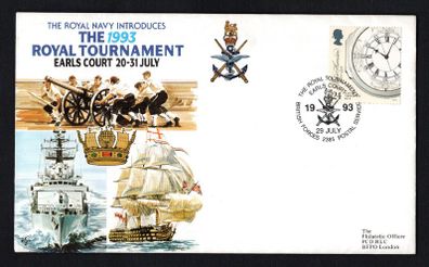 1993 Great Britain Commemorative Cover celebrating The Royal Navy Introduces the 1993 British Forces Royal Tournament Earls Court 20-31 July