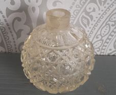 Victorian Cut Glass Perfume Bottle Base
