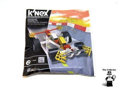 K'Nex Race Car Building Set Age 6+ 63 Pieces Brand New In Sealed Bag 71446