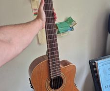 Semi Acoustic Guitar La Mancha Rubi C-CWE Electro Cutaway Classical Guitar