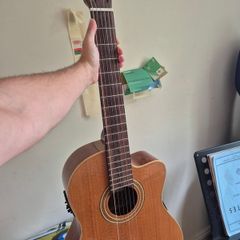 Semi Acoustic Guitar La Mancha Rubi C-CWE Electro Cutaway Classical Guitar