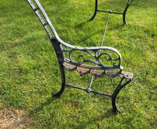 Garden Bench Iron Frame