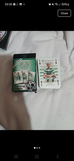 The Celtic Football Club Playing Cards