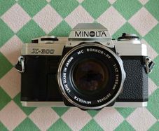 Minolta X-300 + Lens Minolta MC Rokkor 55mm f/1.7 - Serviced & Ready to Use SLR Film Camera