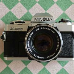 Minolta X-300 + Lens Minolta MC Rokkor 55mm f/1.7 - Serviced & Ready to Use SLR Film Camera