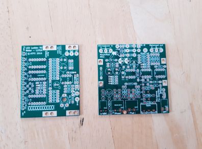 Microphone Pre-amplifier and VU meter PCB