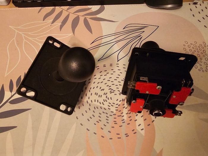 Pair of Arcade Joysticks, New Microswitches
