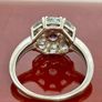 Sterling silver ring with Tanzanite & Aquamarine Image 8