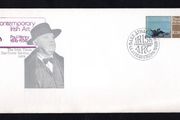 1976 Ireland Contemporary Irish Art Painting by Paul Henry Commemorative Stamp Illustrated Addressed The Irish Times First Day Cover (FDC)