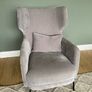 Single Grey Armchair Image 2