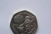 gibraltar 1994 xmas 50p.coin