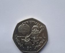 gibraltar 1994 xmas 50p.coin