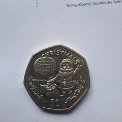 gibraltar 1994 xmas 50p.coin