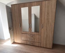 4 Door Mirrored Wardrobe