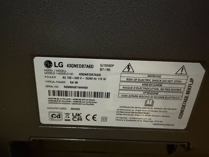 Lg Tv 43"
