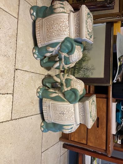 Pair of Vietnamese Elephants