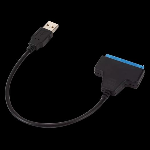 Grwibeou USB SATA 2.0 Cable Sata To USB 2.0 Adapter UP To 480Mbps Support 2.5Inch External SSD HDD Hard Drive 22 Pin Sata III