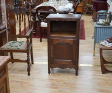 Antique French Oak Petite Cabinet