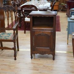 Antique French Oak Petite Cabinet