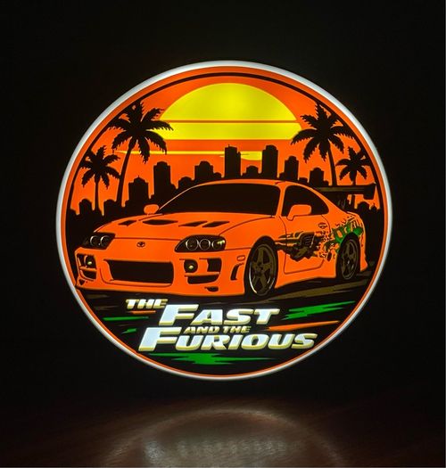 Fast & The Furious Supra Lightbox