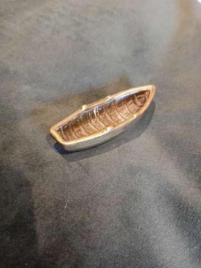 brass/ bronze currach boat