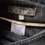 Sophie B Pin Striped Grey Trousers Size 10 Image 6