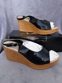 Offer Accepted  ..  Wedge Sandal Size: 6 Uk .. 39 Eu Colour: Black/price Drop