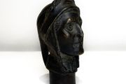 Bronze Walking Stick Handle in the Form of Dante
