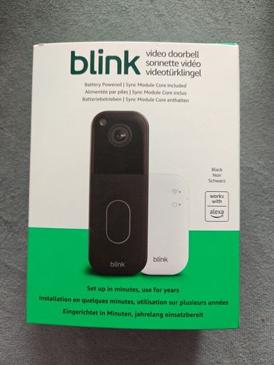 Blink doorbell and outdoor camera