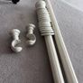 Handmade interlined Curtains with pole Image 10