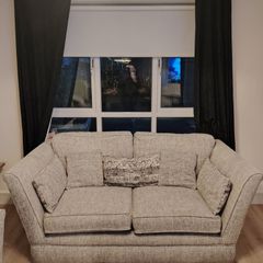 3 seater + 2 seater grey sofa suite