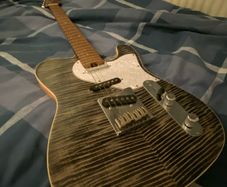 Aria pro ii telecaster charcoal burst