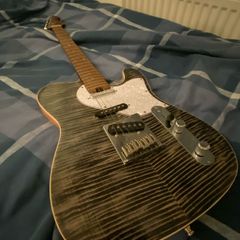Aria pro ii telecaster charcoal burst